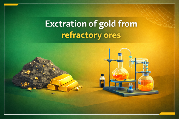 Exctration of gold from refratory ores