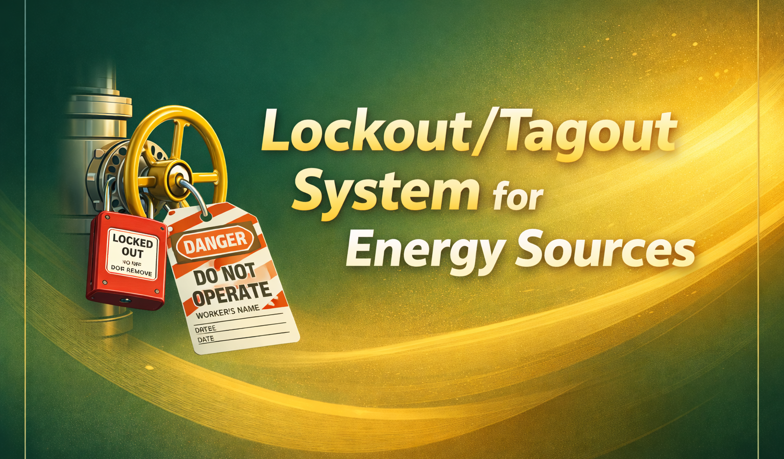 Lockout/Tagout System for Energy Sources
