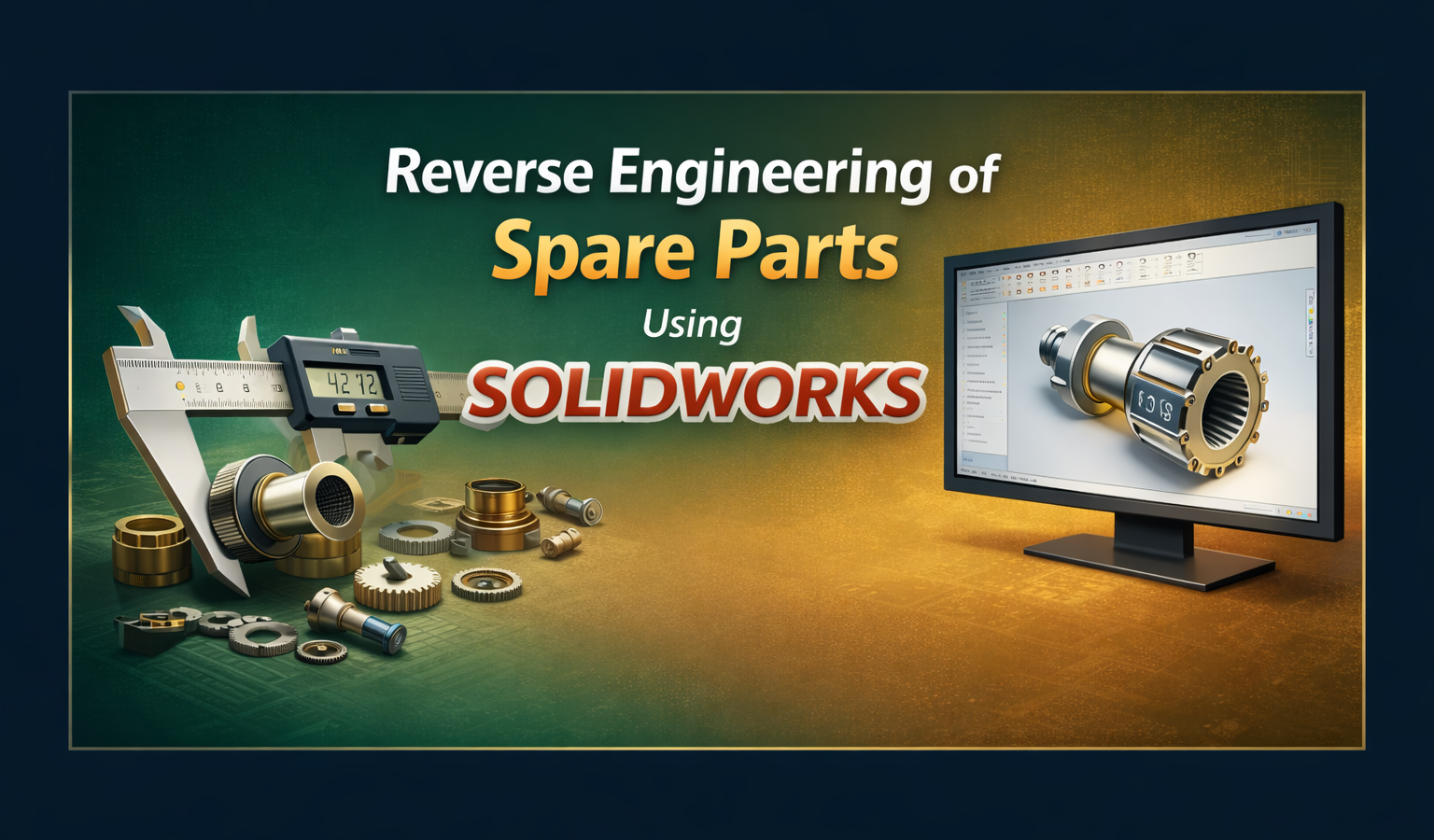 Reverse Engineering of Spare Parts Using SOLIDWORKS