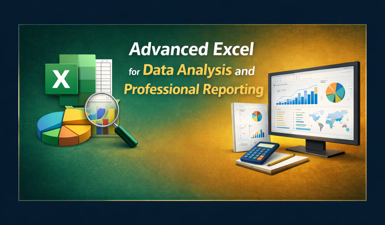 Advanced Excel for Data Analysis and Professional Reporting